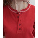 【RUSSELL】ワッフルヘンリーTシャツ | AMERICAN HOLIC | 詳細画像5 