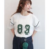 ホワイト | 【RUSSELL】フットボールTシャツ | AMERICAN HOLIC