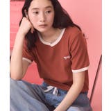 オレンジ | 【PENNEY'S】配色リンガーTシャツ | AMERICAN HOLIC
