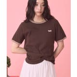 ブラウン | 【PENNEY'S】配色リンガーTシャツ | AMERICAN HOLIC