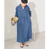 【WEB限定】デニムワンピース | AMERICAN HOLIC | 詳細画像1