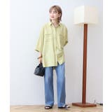 【WEB限定】接触冷感Wポケットシャツチュニック | AMERICAN HOLIC | 詳細画像17