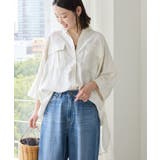 【WEB限定】接触冷感Wポケットシャツチュニック | AMERICAN HOLIC | 詳細画像25