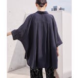 【WEB限定】接触冷感Wポケットシャツチュニック | AMERICAN HOLIC | 詳細画像9