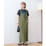 【WEB限定】リネンブレンドIラインジャンパースカート | AMERICAN HOLIC | 詳細画像1