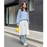 【WEB限定】フェザーゆるニットプルオーバー | AMERICAN HOLIC | 詳細画像5