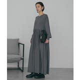 【WEB限定】バイパチティアードニットワンピース | AMERICAN HOLIC | 詳細画像2 