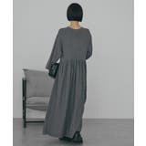 【WEB限定】バイパチティアードニットワンピース＜静電気軽減＞ | AMERICAN HOLIC | 詳細画像14 