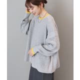 【WEB限定】配色ラインニットプルオーバー | AMERICAN HOLIC | 詳細画像19