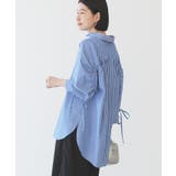 【WEB限定】イージーケアバックギャザーリボンシャツ | AMERICAN HOLIC | 詳細画像6 
