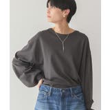 チャコールグレー | 【WEB限定】袖ボリュームカットプルオーバー | AMERICAN HOLIC