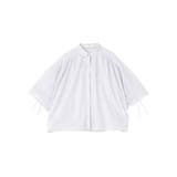 【WEB限定】【接触冷感・UVカット】ギャザーリボンスリーブ半袖シャツ | AMERICAN HOLIC | 詳細画像22 