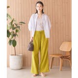 【WEB限定】【接触冷感・UVカット】ギャザーリボンスリーブ半袖シャツ | AMERICAN HOLIC | 詳細画像13 