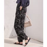 【WEB限定】アソートギャザー柄パンツ | AMERICAN HOLIC | 詳細画像3 