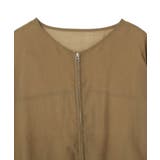 【WEB限定】ノーカラーシアーZIPブルゾン | AMERICAN HOLIC | 詳細画像15 