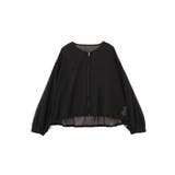 【WEB限定】ノーカラーシアーZIPブルゾン | AMERICAN HOLIC | 詳細画像21 