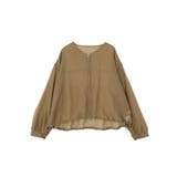 【WEB限定】ノーカラーシアーZIPブルゾン | AMERICAN HOLIC | 詳細画像22 