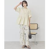 【WEB限定】異素材切替ペプラムプルオーバー | AMERICAN HOLIC | 詳細画像19 