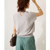 【WEB限定】接触冷感ラメフレンチスリーブニットプルオーバー | AMERICAN HOLIC | 詳細画像25