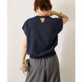 【WEB限定】接触冷感ラメフレンチスリーブニットプルオーバー | AMERICAN HOLIC | 詳細画像11