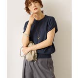 【WEB限定】接触冷感ラメフレンチスリーブニットプルオーバー | AMERICAN HOLIC | 詳細画像8