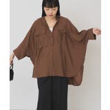 【WEB限定】接触冷感Wポケットシャツチュニック | AMERICAN HOLIC | 詳細画像32