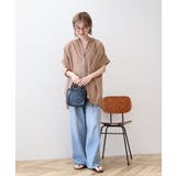 【WEB限定】イージーケア+接触冷感 フレンチスリーブギャザーシャツ | AMERICAN HOLIC | 詳細画像11 
