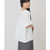 オフホワイト | 【WEB限定】イージーケア+接触冷感バックタック半袖プルオーバー | AMERICAN HOLIC