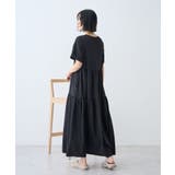 【WEB限定】サッカーティアードワンピース＜丈違い＞【UVカット イージーケア】 | AMERICAN HOLIC | 詳細画像10 