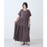 【WEB限定】サッカーティアードワンピース＜丈違い＞【UVカット イージーケア】 | AMERICAN HOLIC | 詳細画像13 