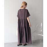 【WEB限定】サッカーティアードワンピース＜丈違い＞【UVカット イージーケア】 | AMERICAN HOLIC | 詳細画像7 