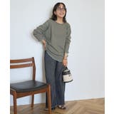 【WEB限定】ワッフル配色メロープルオーバー | AMERICAN HOLIC | 詳細画像24 