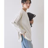 杢ホワイト | 【WEB限定】ワッフル配色メロープルオーバー | AMERICAN HOLIC