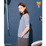 【TOY STORY 5】ボーダー半袖ニットポロ | AMERICAN HOLIC | 詳細画像3
