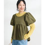 パフスリーブペプラムブラウス | CRAFT STANDARD BOUTIQUE | 詳細画像1