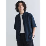 ネイビー | レーヨントロミオープンカラーシャツ | CRAFT STANDARD BOUTIQUE