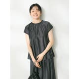 やわらかデニム風フレンチスリーブブラウス | CRAFT STANDARD BOUTIQUE | 詳細画像2