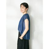 やわらかデニム風フレンチスリーブブラウス | CRAFT STANDARD BOUTIQUE | 詳細画像12