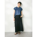 やわらかデニム風フレンチスリーブブラウス | CRAFT STANDARD BOUTIQUE | 詳細画像14