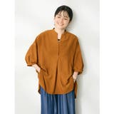 バンドカラーバックタック5分袖ブラウス | CRAFT STANDARD BOUTIQUE | 詳細画像2 