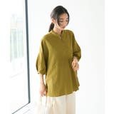 バンドカラーバックタック5分袖ブラウス | CRAFT STANDARD BOUTIQUE | 詳細画像22 
