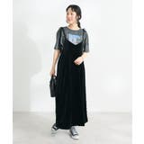 ベロアレース付きキャミワンピース | CRAFT STANDARD BOUTIQUE | 詳細画像2 