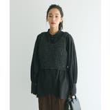 ワッフル編み短丈ニットベスト | CRAFT STANDARD BOUTIQUE | 詳細画像21