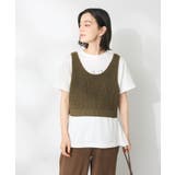 ワッフル編み短丈ニットベスト | CRAFT STANDARD BOUTIQUE | 詳細画像27