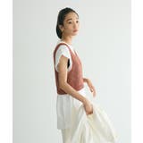 ワッフル編み短丈ニットベスト | CRAFT STANDARD BOUTIQUE | 詳細画像3
