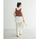 ワッフル編み短丈ニットベスト | CRAFT STANDARD BOUTIQUE | 詳細画像9