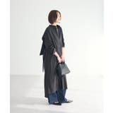 ブラック | レイヤード風シャツワンピース | CRAFT STANDARD BOUTIQUE