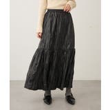 レザーライクギャザースカート | CRAFT STANDARD BOUTIQUE | 詳細画像3 