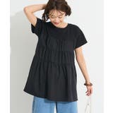 ブラック | 接触冷感/UVカット ティアードプルオーバー | CRAFT STANDARD BOUTIQUE