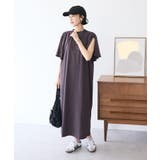 ブラウン | 接触冷感/UVカット フレアスリーブカットワンピース | CRAFT STANDARD BOUTIQUE